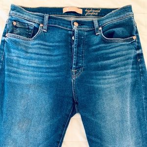 High waisted Josefina skinny boyfriend cut jeans